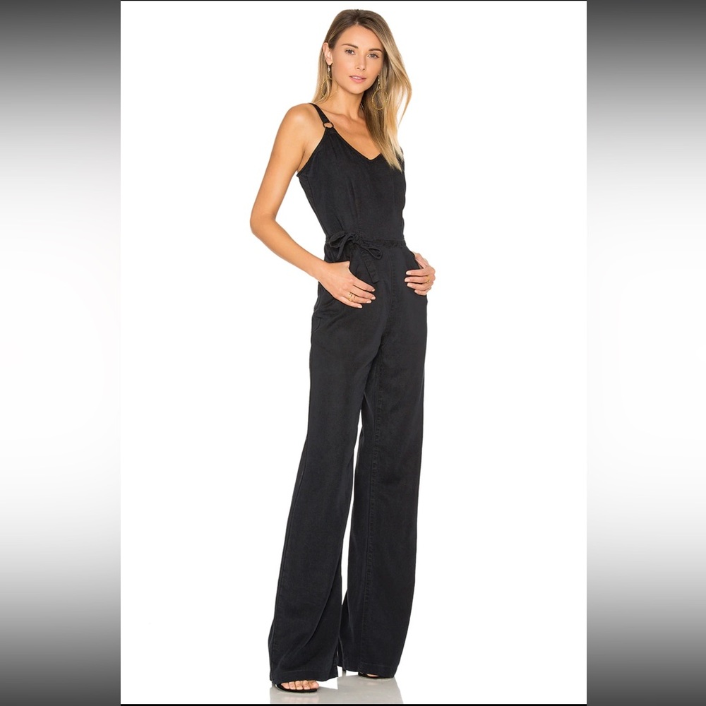 PAIGE Denim - Hazelle Jumpsuit - in Black Pearl